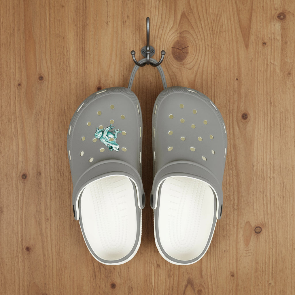 Kids' EVA Foam Clogs with Playful Frog Design