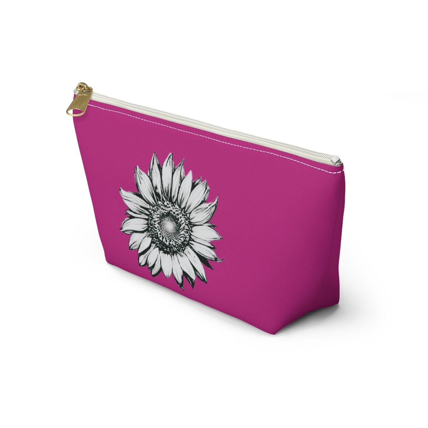 Floral Accessory Pouch - Sunflower Design