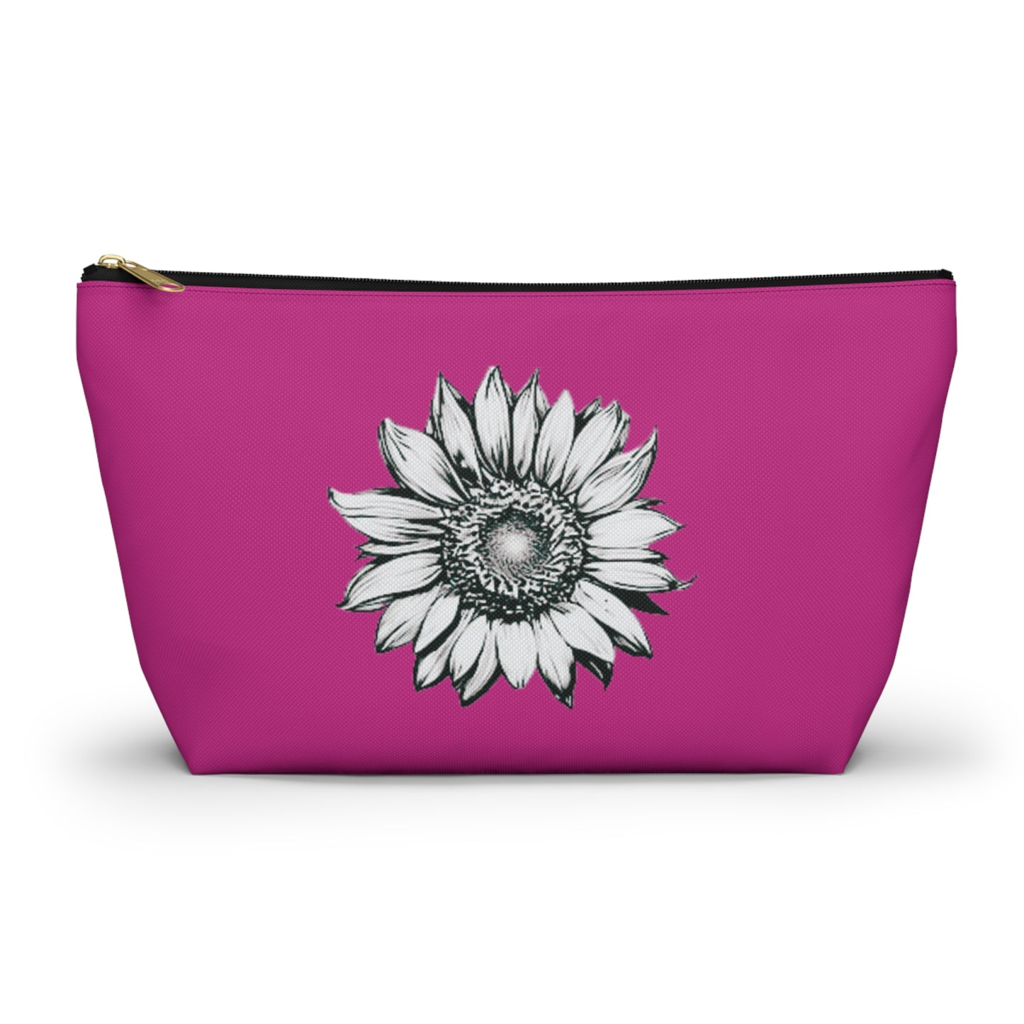 Floral Accessory Pouch - Sunflower Design