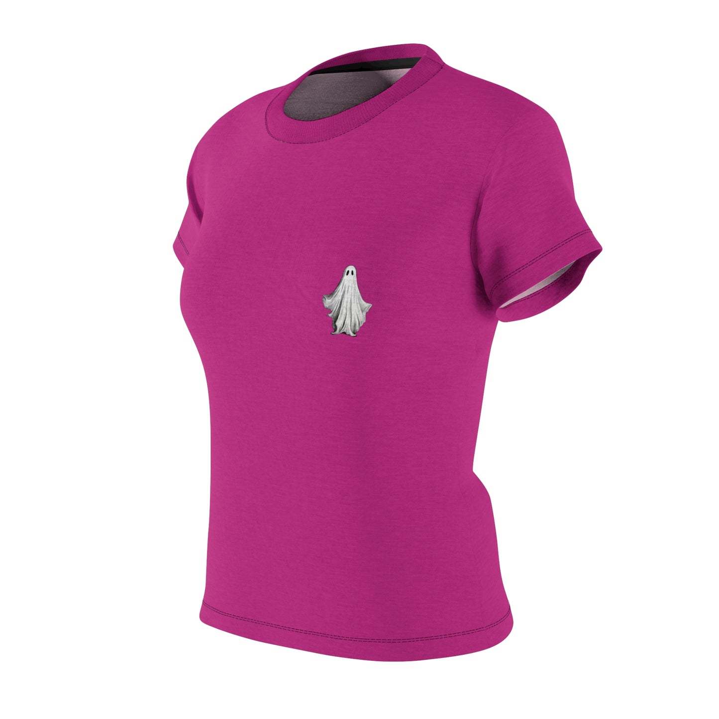 Hauntingly Cute Ghost Tee for Women - Perfect for Halloween Celebrations