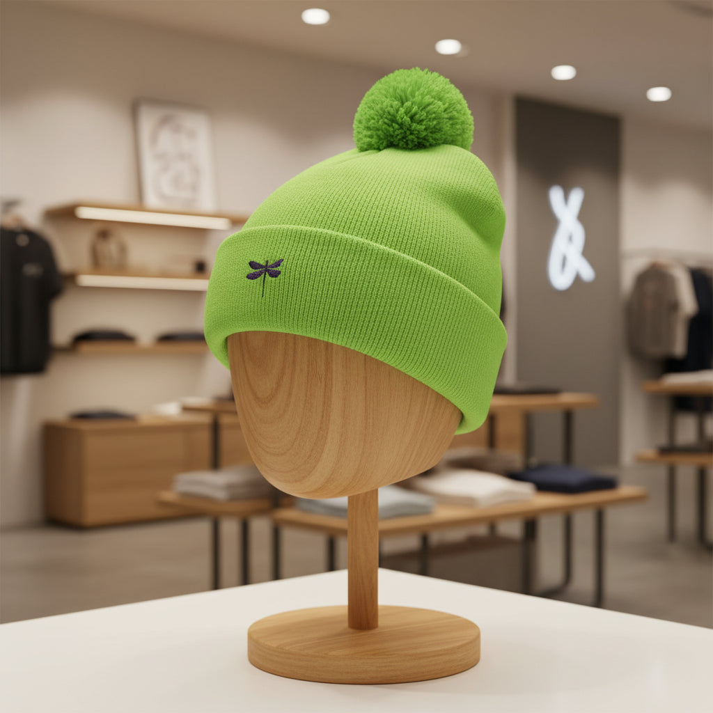 Cozy Pom-Pom Knit Cap - Perfect Winter Accessory