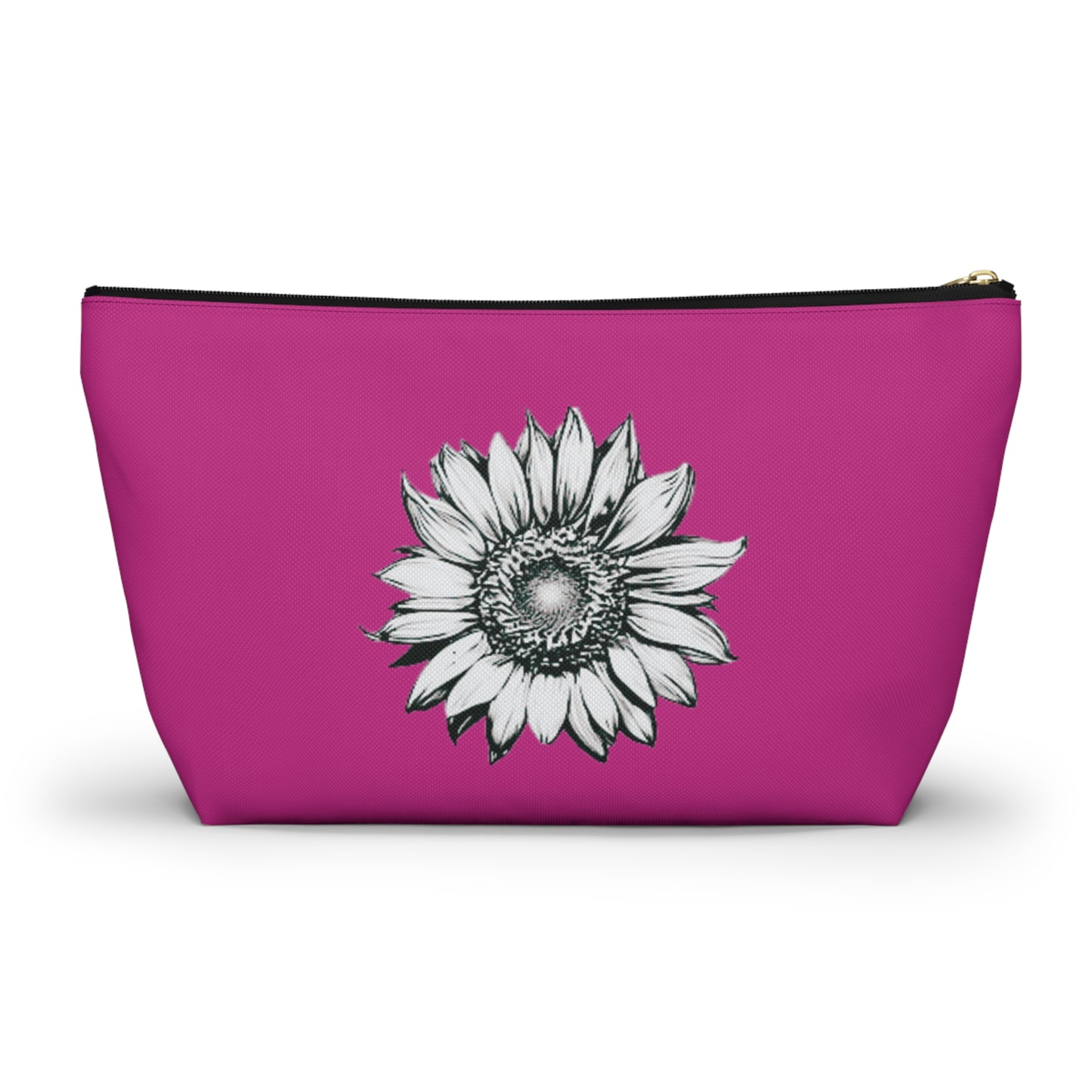 Floral Accessory Pouch - Sunflower Design
