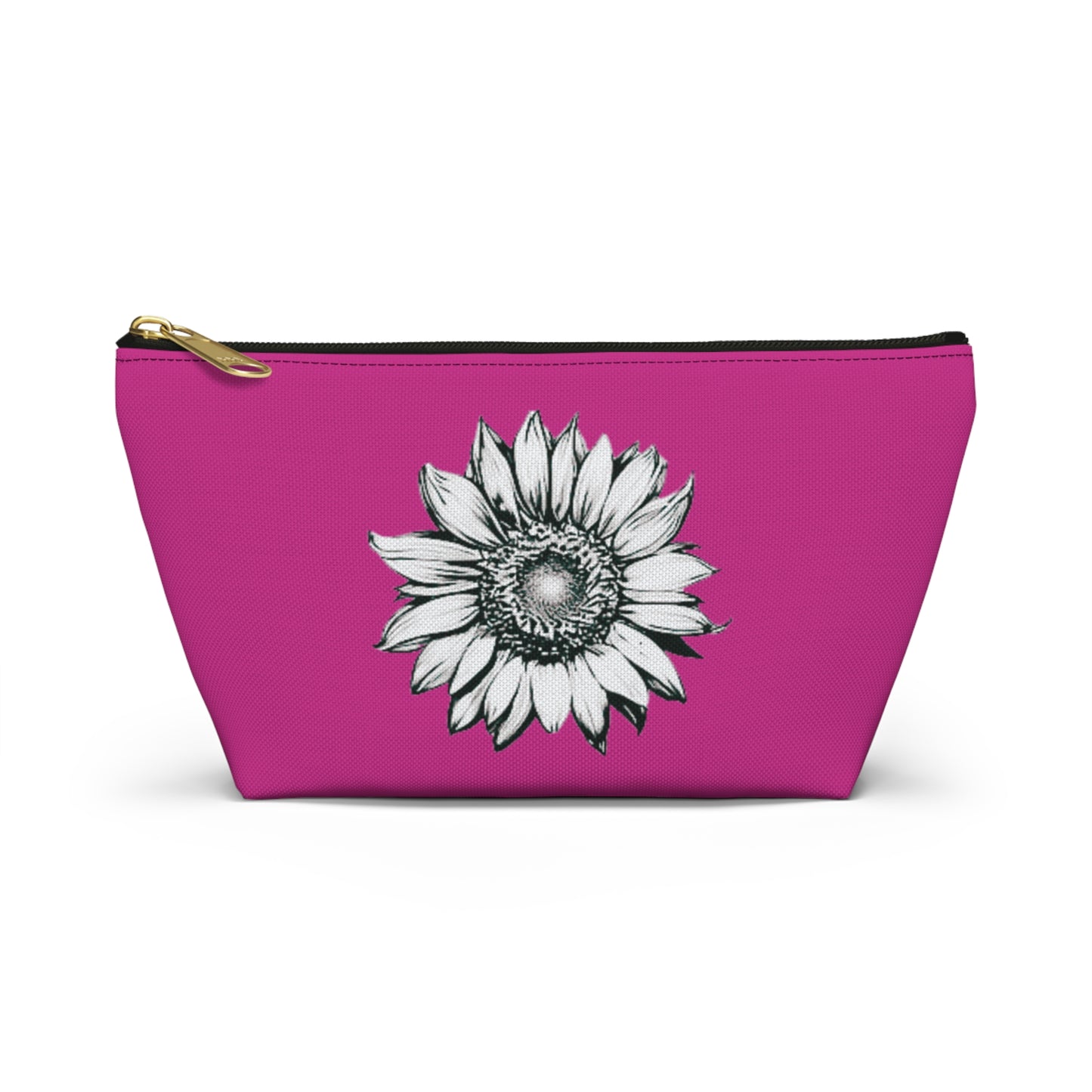 Floral Accessory Pouch - Sunflower Design