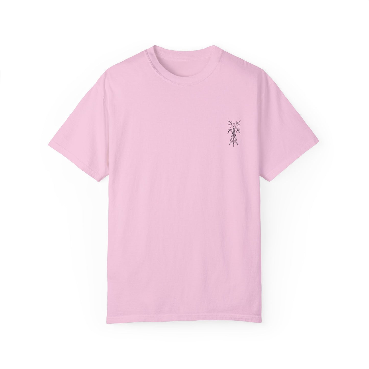 Unisex Garment-Dyed T-Shirt - Vintage TV Head Design
