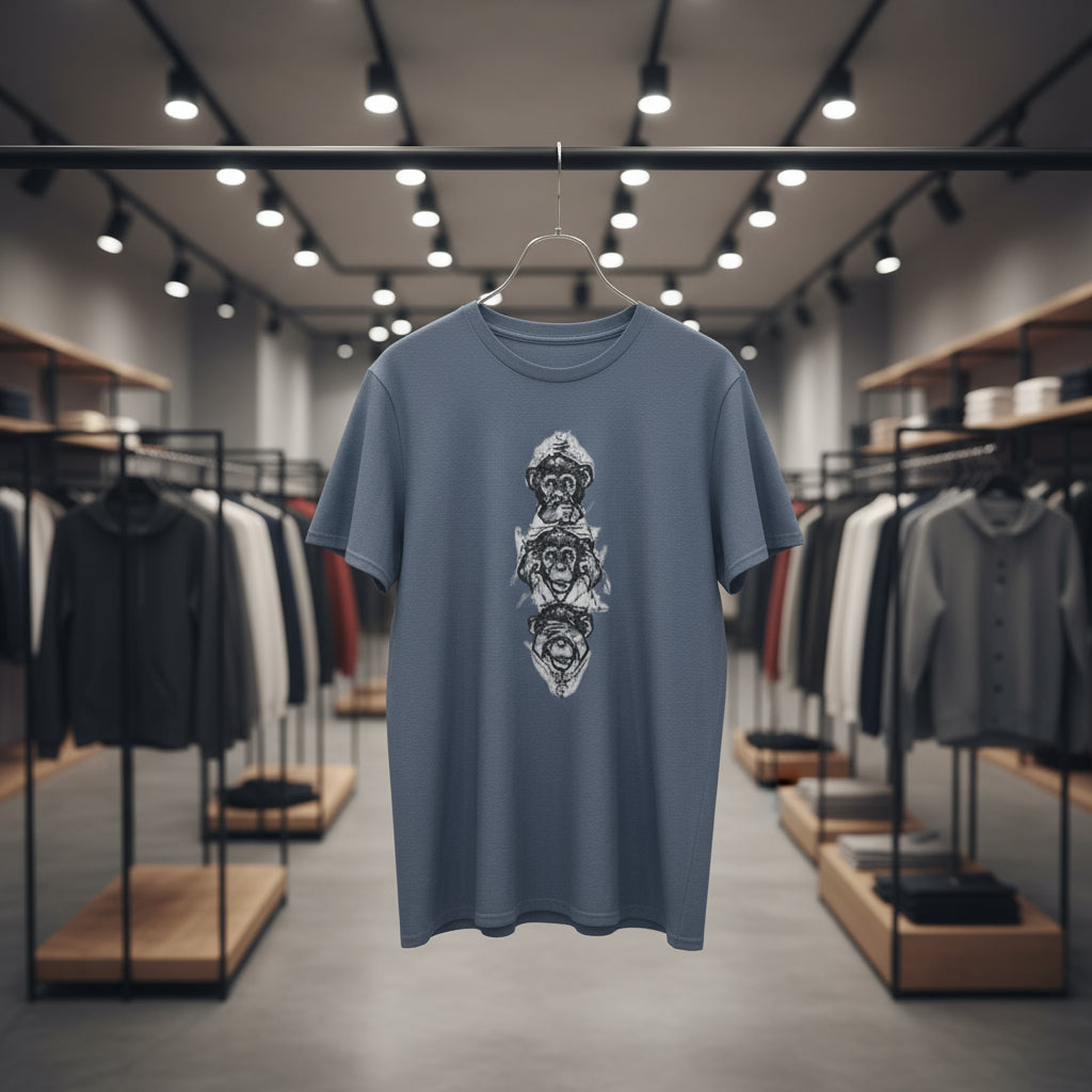 Playful Monkey Graphic Unisex Softstyle T-Shirt - Perfect for Animal Lovers