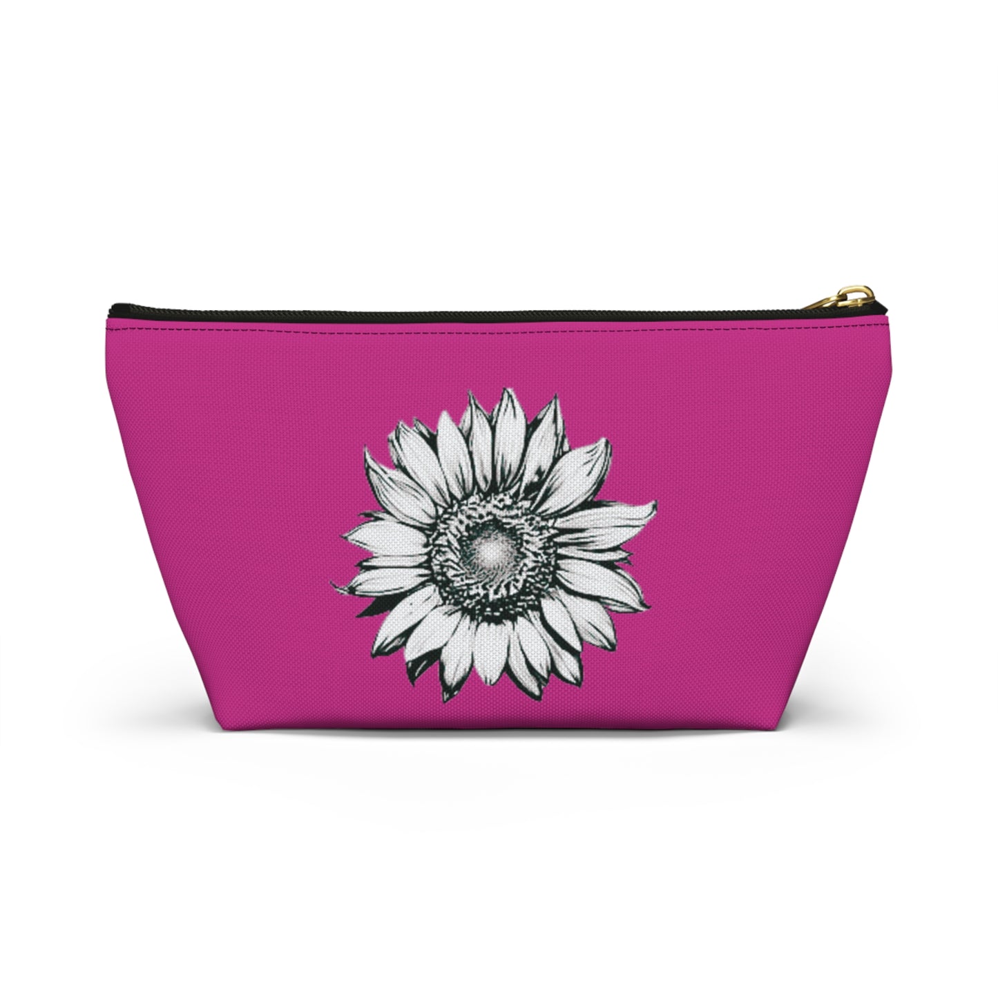 Floral Accessory Pouch - Sunflower Design