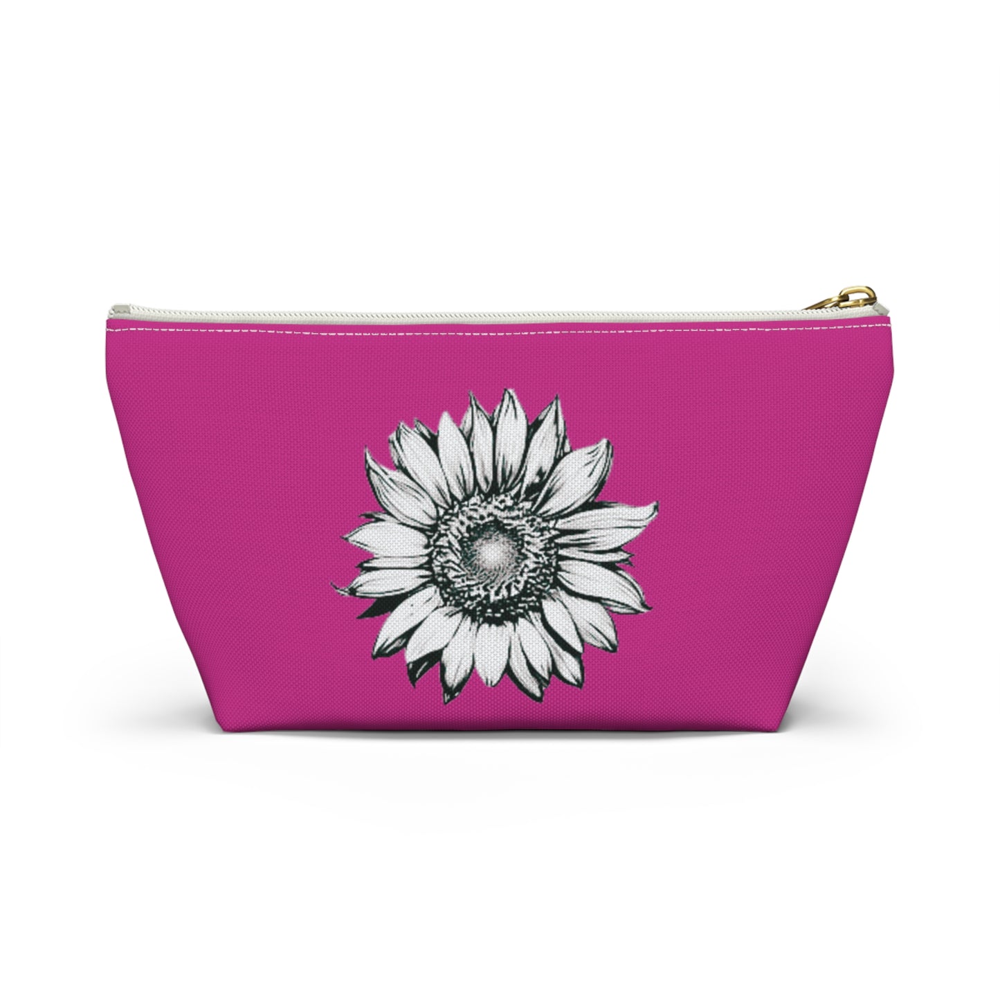 Floral Accessory Pouch - Sunflower Design