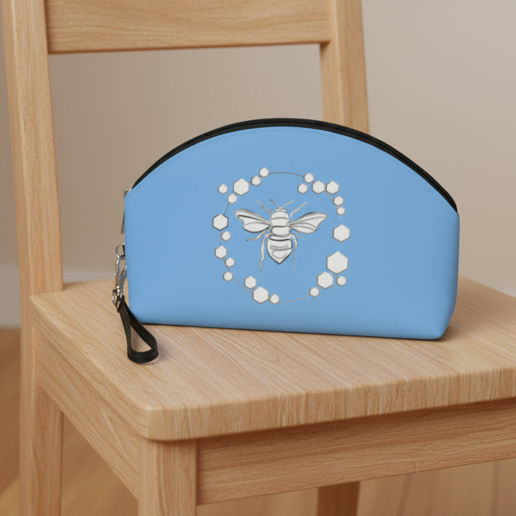 Bee-Inspired Makeup Bag | Stylish Cosmetic Pouch for Beauty Lovers