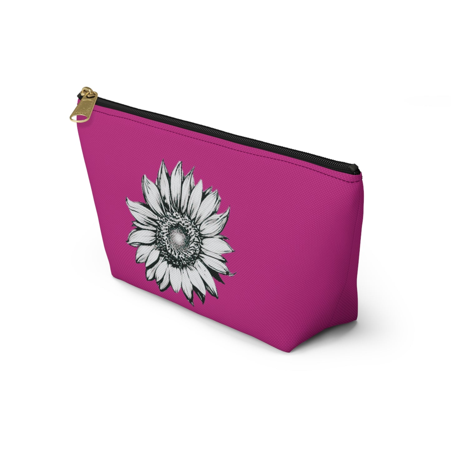 Floral Accessory Pouch - Sunflower Design