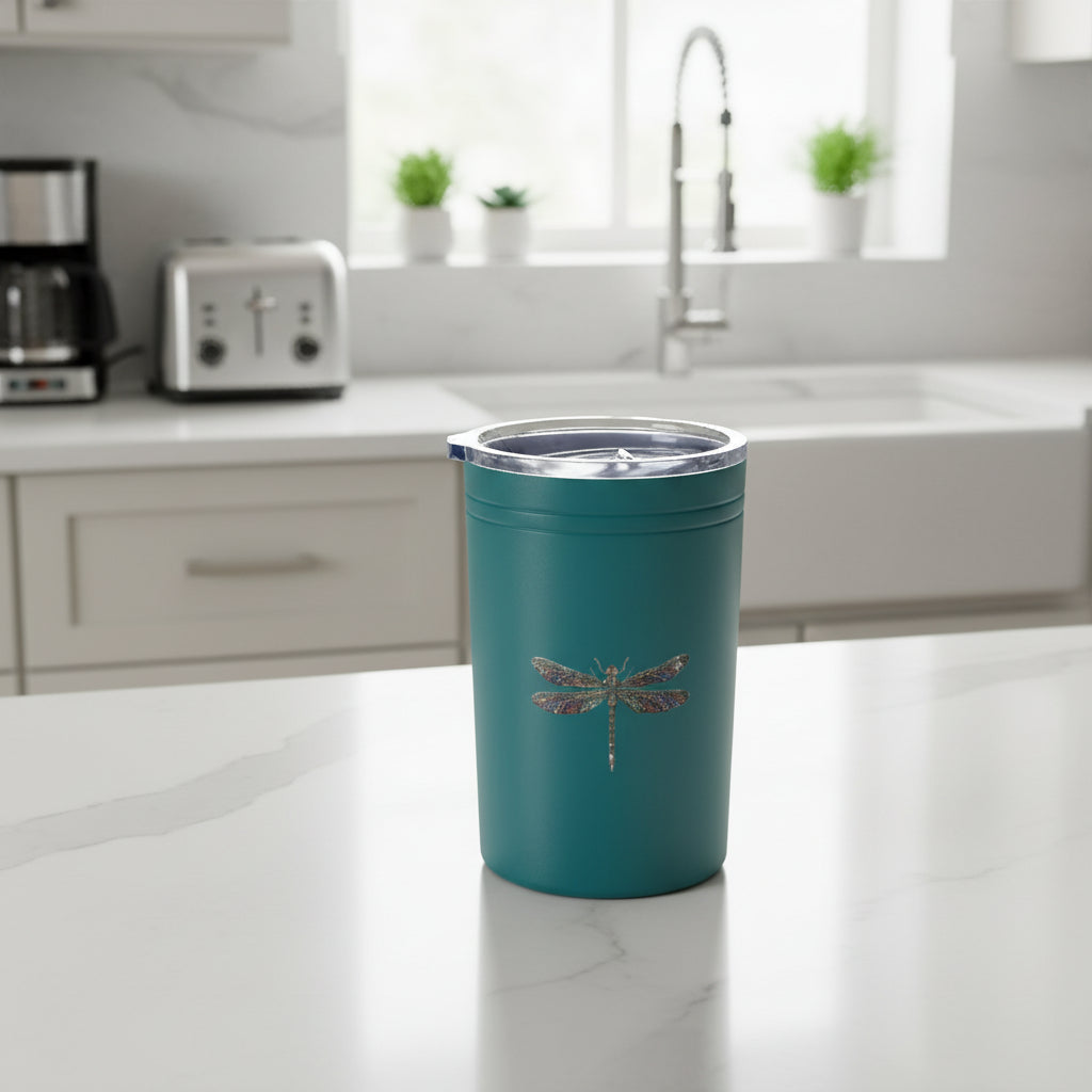 Dragonfly Vacuum Insulated Tumbler - 11oz Travel Mug for Nature Lovers