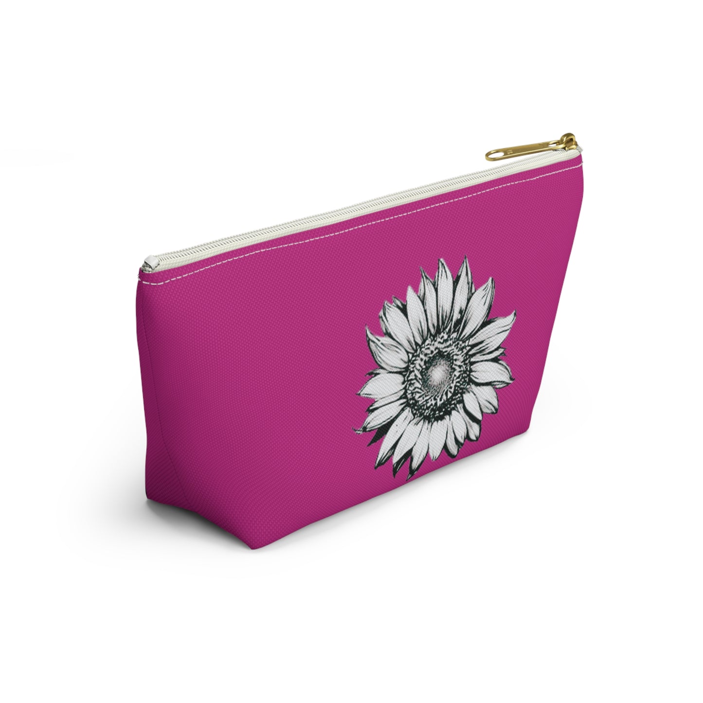Floral Accessory Pouch - Sunflower Design
