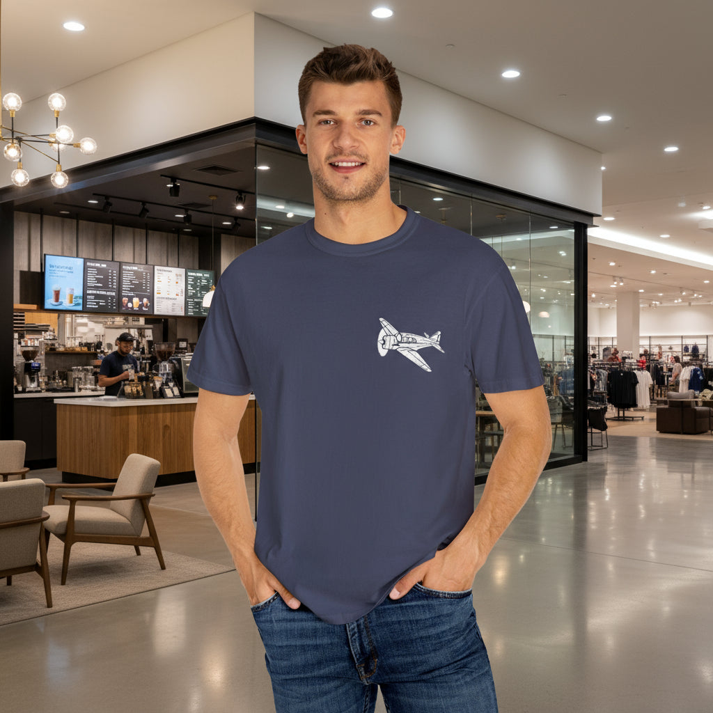 Rebel Shark Graphic T-Shirt - Unisex Garment-Dyed Tee