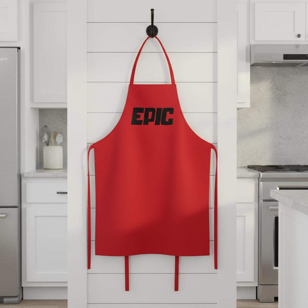 Epic Cotton Apron - Stylish Cooking Gift for Culinary Enthusiasts