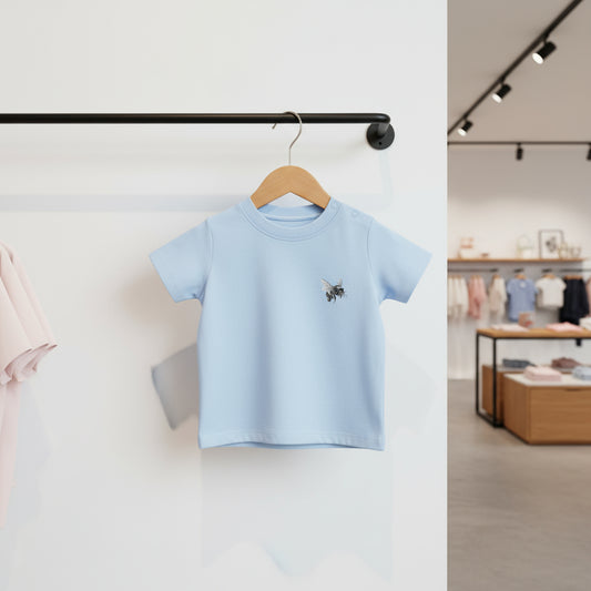Cute Snail Baby T-Shirt for Infants - Soft Cotton Toddler Tee