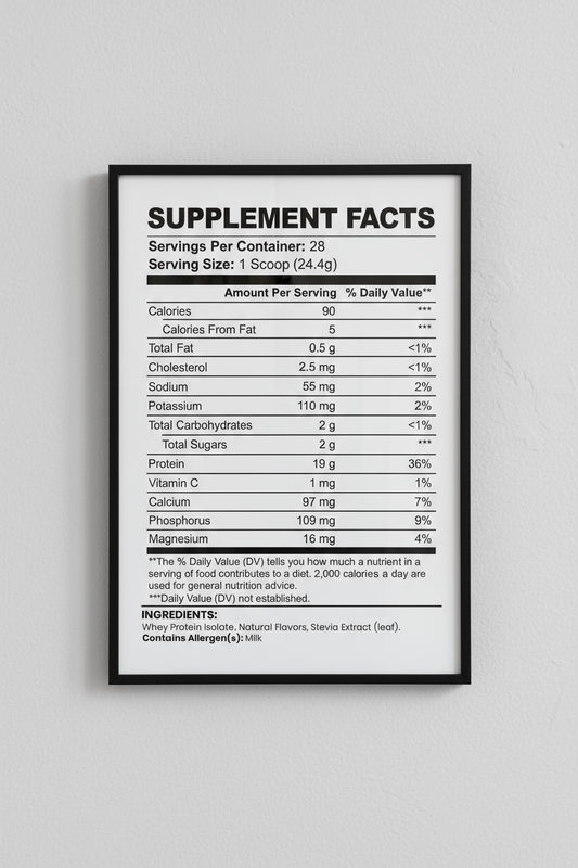 Whey Protein Isolate (Vanilla)