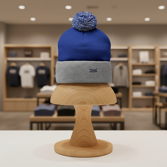 Cozy Pom-Pom Knit Cap - Perfect Winter Accessory